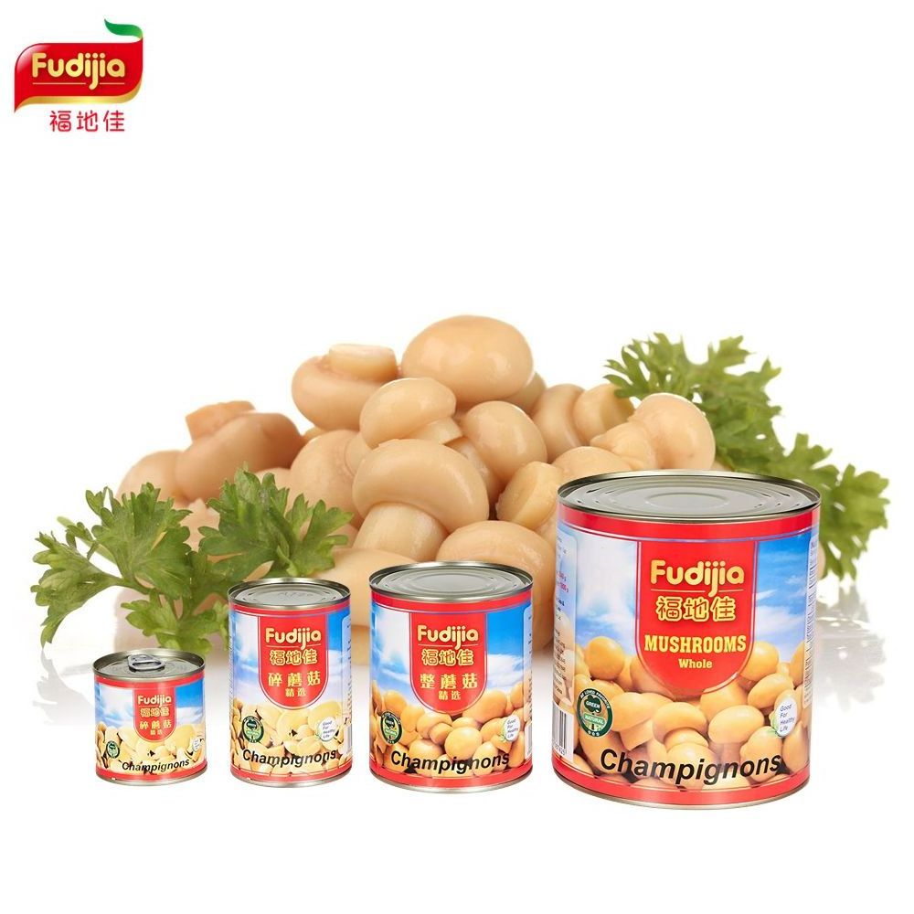 Best Quality Mushroom Salty Canned Mushrooms Sliced With OEM