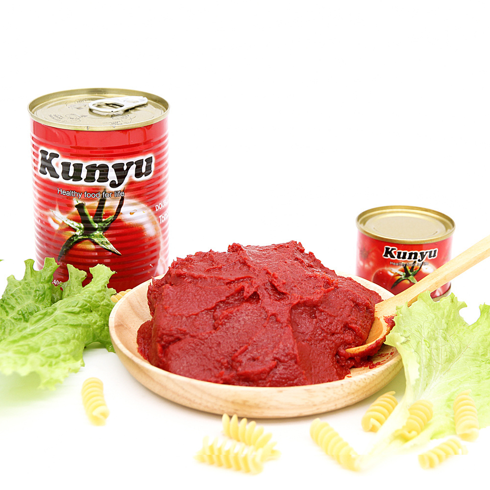 Factory easy open tomato paste in drum brix 36-38 28-30 22-28% tin tomato paste 2200g 400g 850g 3000g ketchup