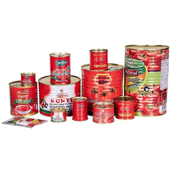 Fast delivery Canned tomato paste 2023 new canned tomato paste tomato sauce OEM service