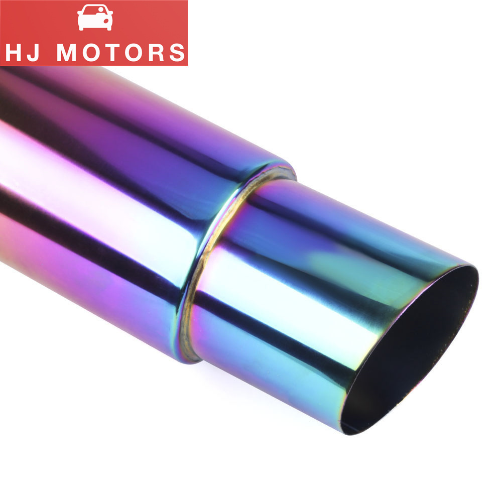 Grilled Universal Car Exhaust Mufflers Stainless Steel Muffler Exhaust Pipe Racing Tip Exhaust Titanium Mufflers for Cars