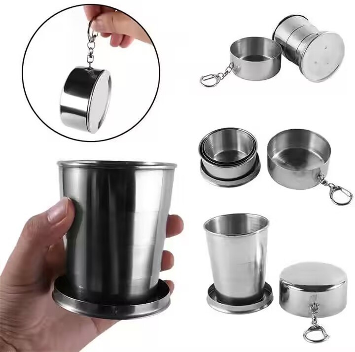 Stainless Steel Shot Glasses Water Glass Drinking Water Metal Glass Drinking Wine Silver Plated Shot Glass For Bar