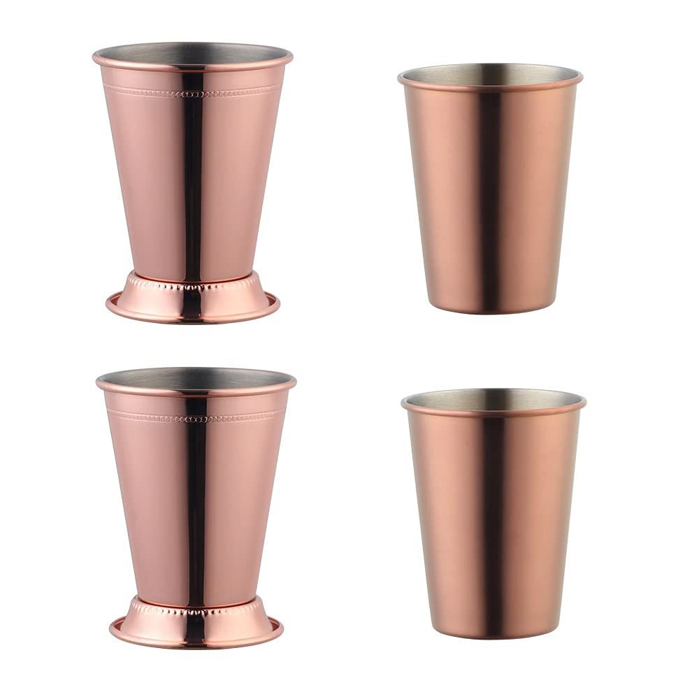 Custom Design Stainless Steel  silver gold 450ml Cups Premium Drinking Glasses Unbreakable Mint Julep Cup for party bar