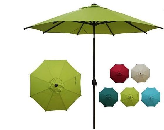 Wholesale Waterproof 3m  colorful Beach  Wood Patio Outdoor Parasols Big Garden Umbrella for summer