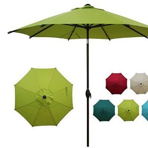 Wholesale Waterproof 3m  colorful Beach  Wood Patio Outdoor Parasols Big Garden Umbrella for summer