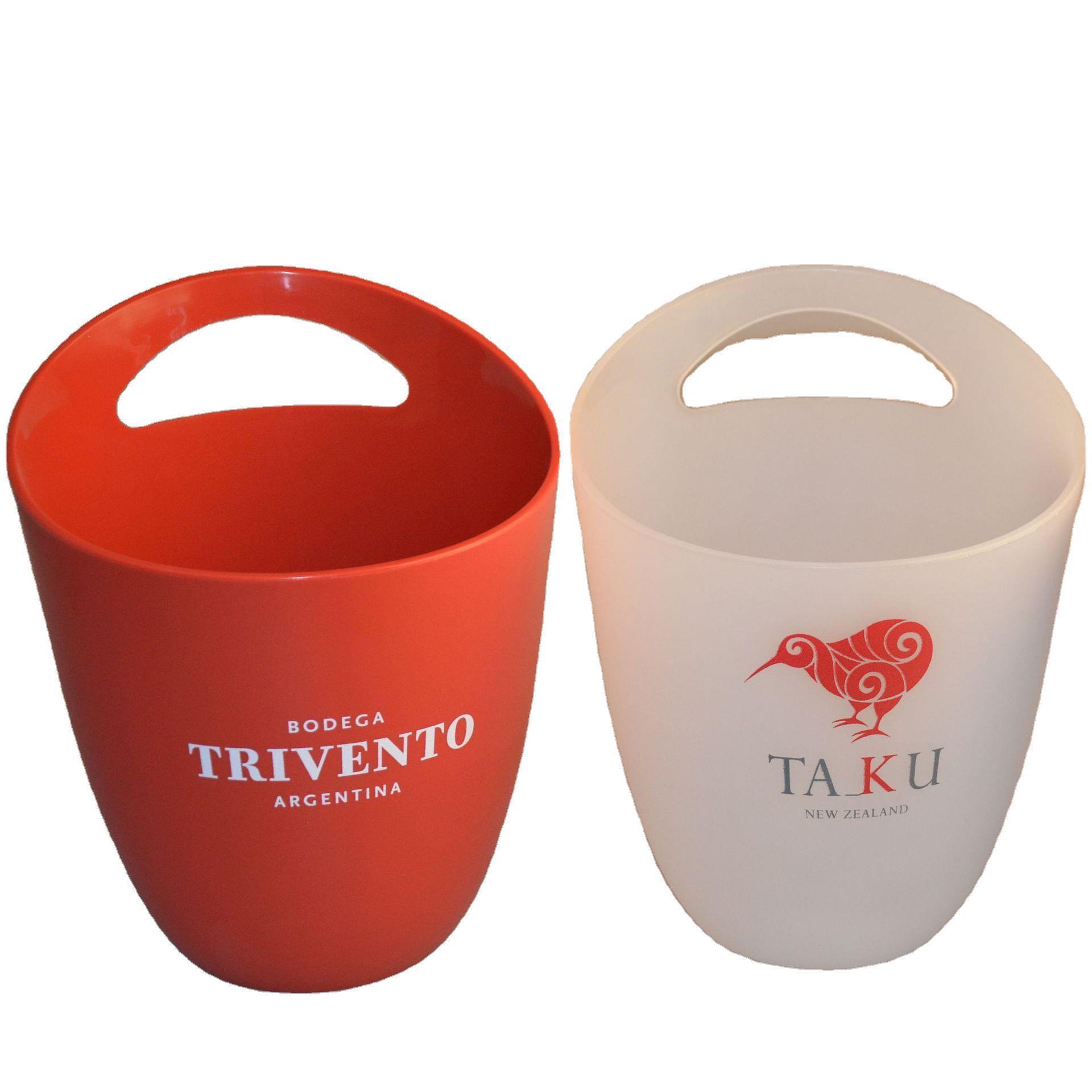 Beer Promotion  ice bucket 5L 8L 10L 12L metal Plastic ice bucket Beer Drinks Cooler Bucket with bottle opener for Party