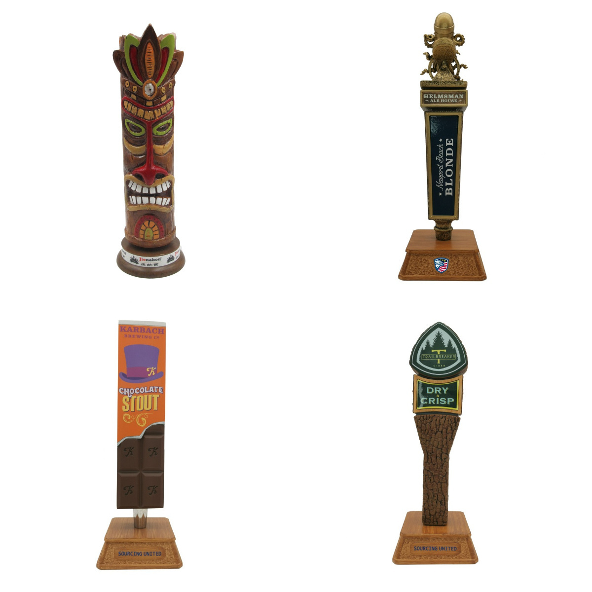 Factory Direct Custom Resin Threading Beer Tap Bar Accessories Brewery Keg Beer Tap Handle Faucet