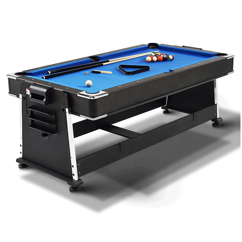 Factory Direct Sell 4 in 1 7FT Multi Game Pool Billiard Table, Air Hockey Table, Table Tennis Table with Dinning Top