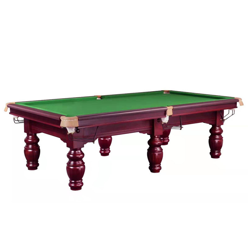 China Black 8 Ball 8ft 9ft Billiard Slate Bed  Pool Table For Sale