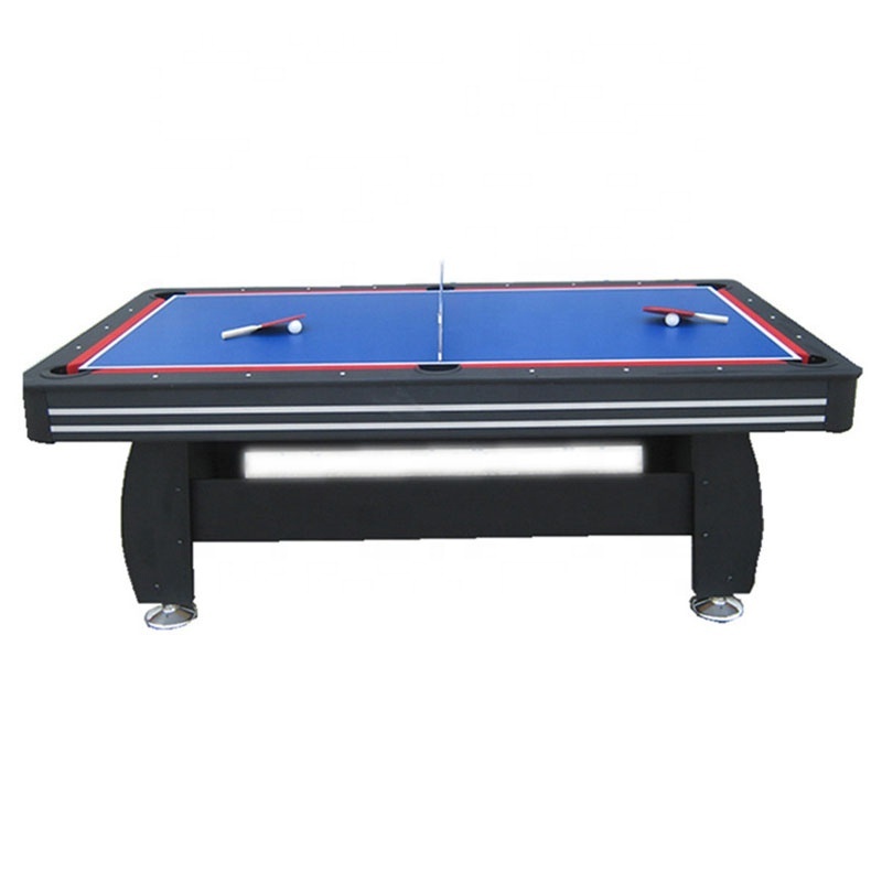 MDF Entertainment Indoor Sports 3 in 1 multi game table, pool table,tennis table and dining top Billiard table