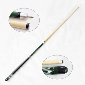 Billiard Pool Cue Stick 1/2 White Shaft Wood 57" 13mm Push On/Screw On Tip Option