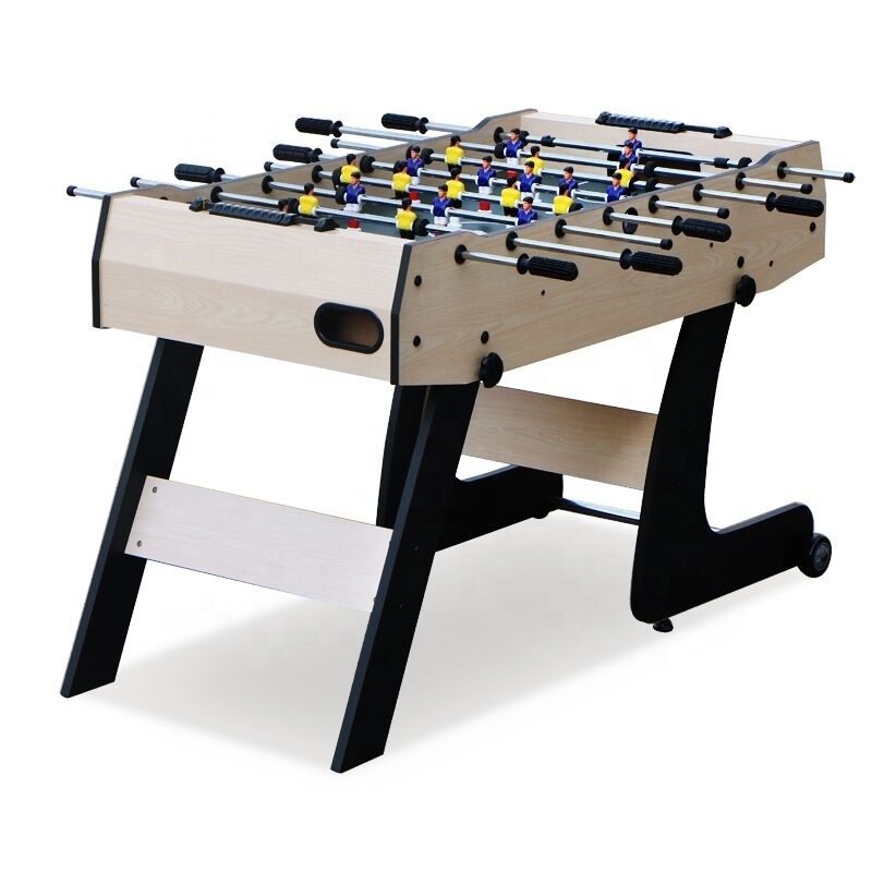 4FT Stand Fold Up Indoor Fooseball Soccer Kicker Game Tables