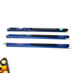 Cheap price 3 pieces 58" copycarbon fiber billiard pool cues for sale