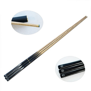 9mm 10mm 3/4 Joint Handmade Ebony Snooker Pool Billiard Cue With Extension 160cm