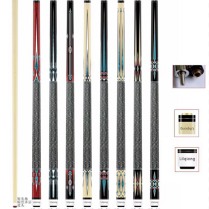 Top Quality Canadian Maple Wood Billiard Pool Cue Line Wire Hand Grip With Uni-lock Fast Joint