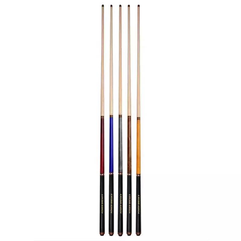 Factory Price Maple 3-pc Punch Jump Break Cue with 13mm Cue Tip for Sale