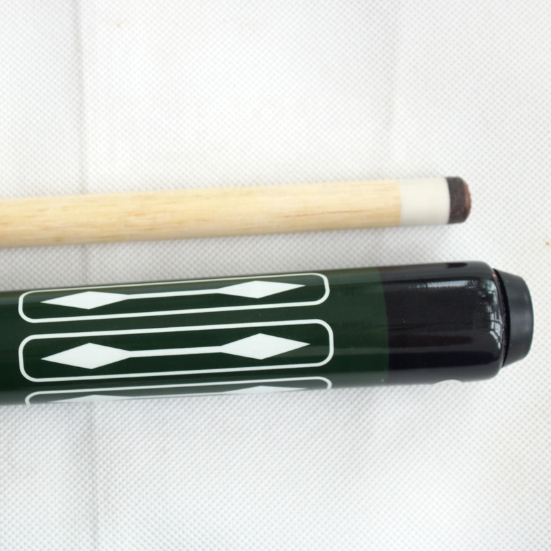 Billiard Pool Cue Stick 1/2 White Shaft Wood 57