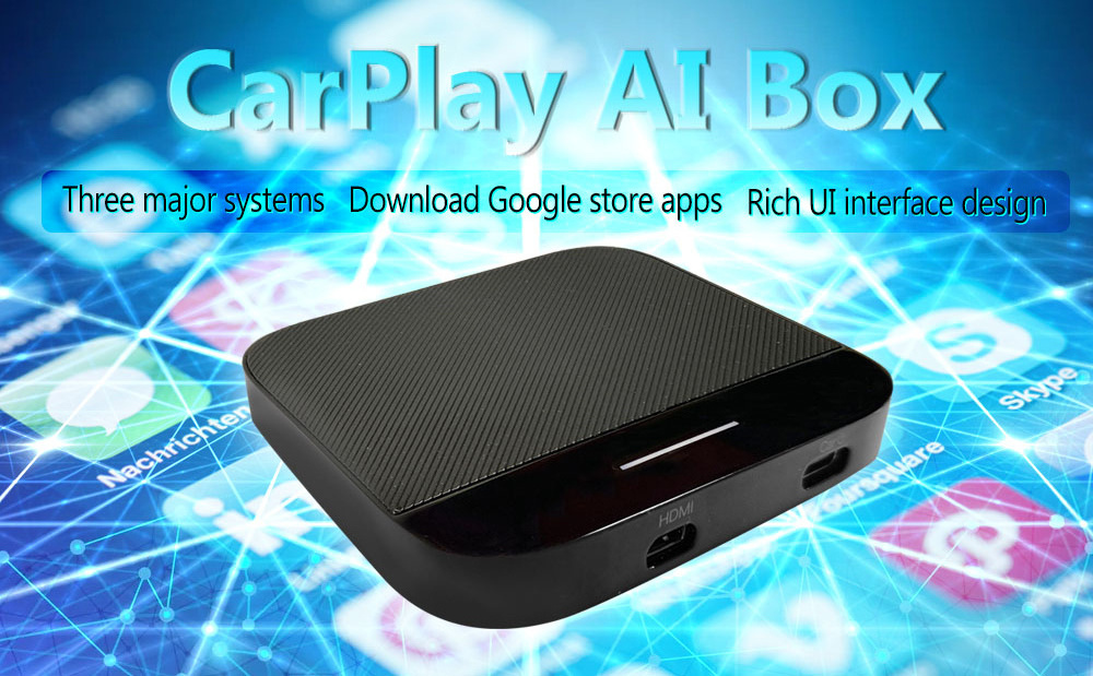 CarPlay Ai Box Wireless Android 13 Auto For Audi Benz Mazda Toyota For Netflix YouTube Video Googleplay TV Screen 4G+64G LTE GPS