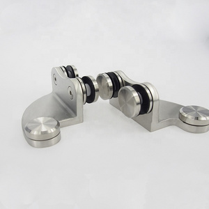 Two way 180 degree glass door hinge 316 stainless steel door hinge for swing door