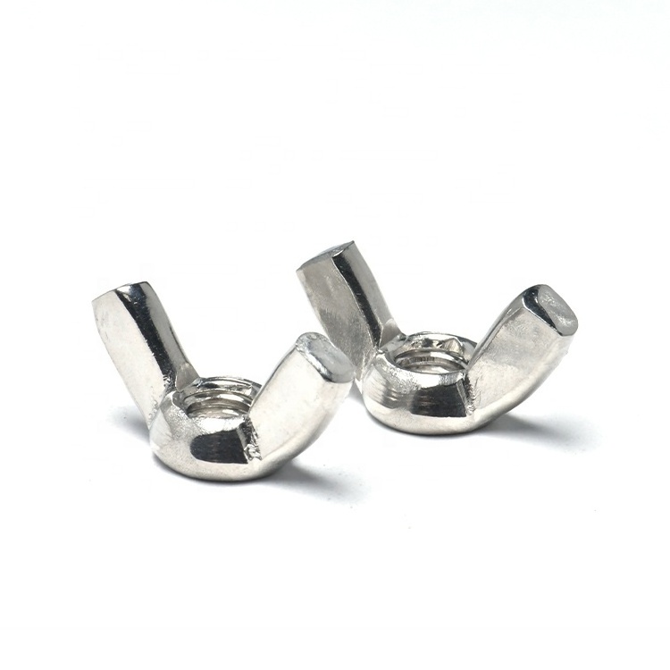 Wing Nuts 304 316 Stainless Steel Wing Nuts Fasteners Source Factory Parts Butterfly Bolt and Nut screw  Wing