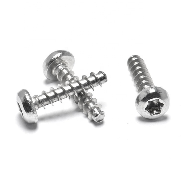 Stainless Steel or Zinc Plated  Pan Torx Head Thread Forming Self Tapping Screw for Plastic