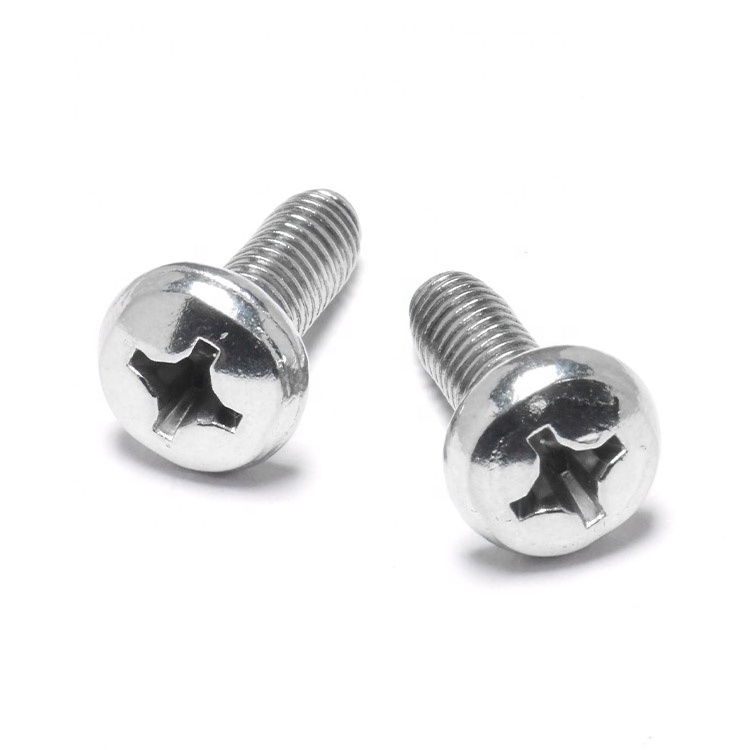 M2-M16 Stainless Steel Phillips Slot Csk Flat Pan Head Machine Screw