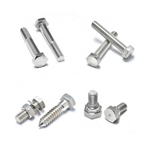 High  Quality Hex Bolt Stainless Steel or Carbon Steel M1.6-M52 Smooth Surface Precision Thread Hexagon Bolt