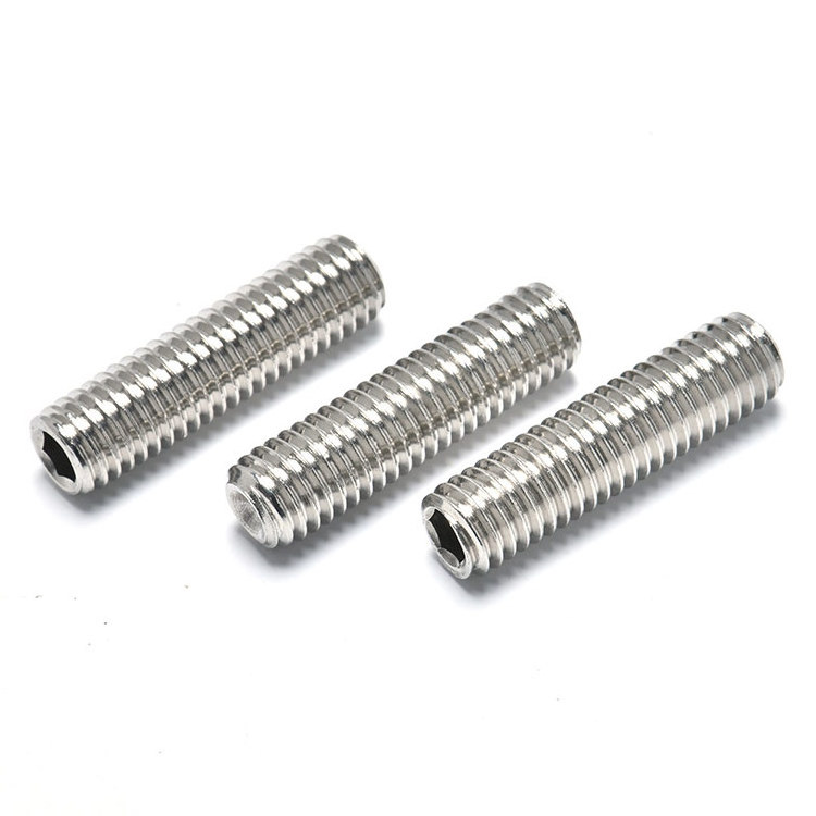 DIN913 DIN915 DIN44  M3 stainless steel 316 hexagon hex socket grub set screw