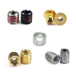 Custom Oem M4 M5 M6 Stainless Steel Brass Knurled Thread Insert Nuts for Plastic Metal