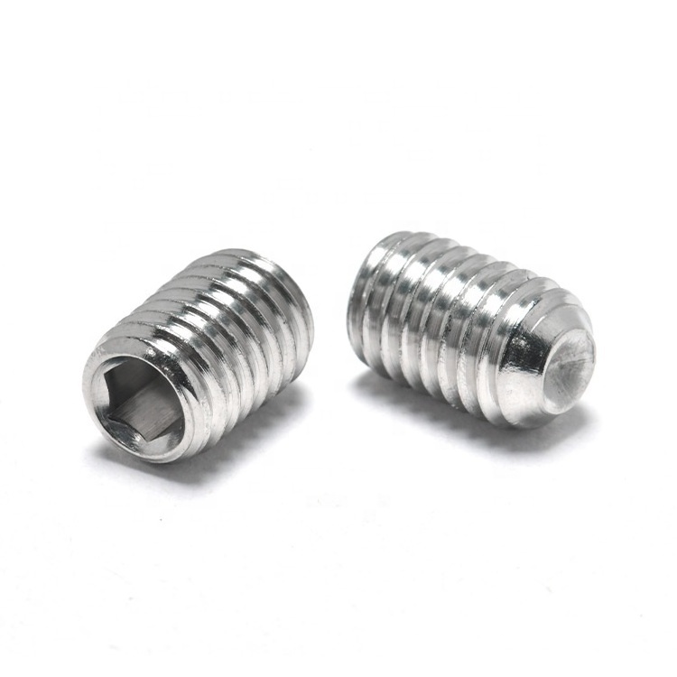 DIN913 DIN915 DIN44  M3 stainless steel 316 hexagon hex socket grub set screw