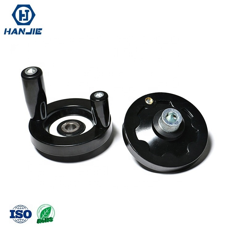 Zinc Alloy Cast Iron Forging Handle Lathe Handwheel Operating Plastic Spoked Handwheels