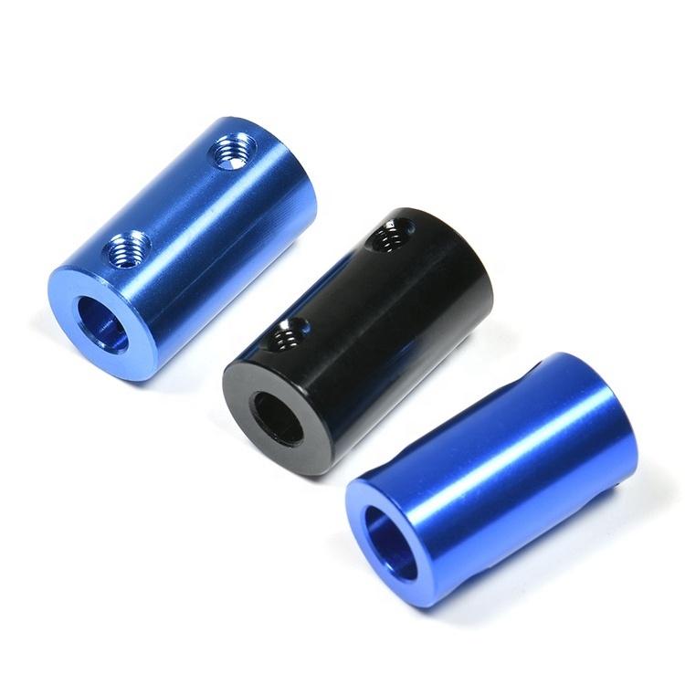 Side Hole Round Spacer Blue and Black Anodized Aluminum Alloy Round Standoff