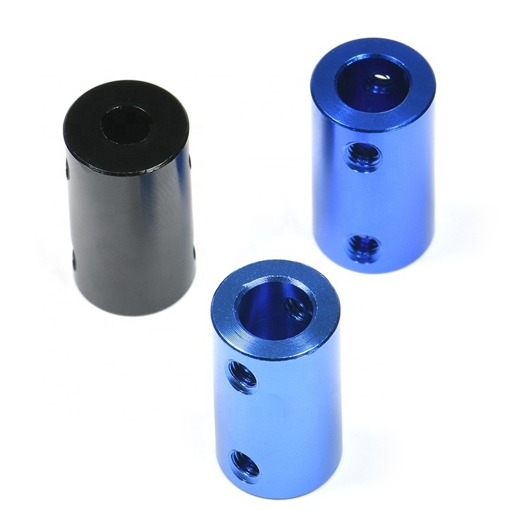 Side Hole Round Spacer Blue and Black Anodized Aluminum Alloy Round Standoff