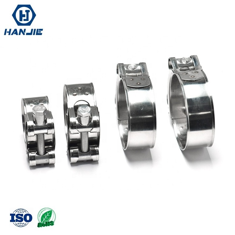 Stainless Steel 201 303 304 316 European Type High Pressure Heavy Duty T-Bolt Hose Clamp