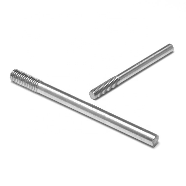 Hanjie Supply SS 304 Stainless Steel M6 M8 M10 Single And Double Threades End Bolt Stud