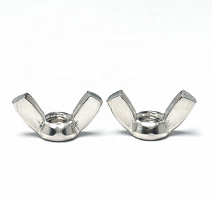 Wing Nuts 304 316 Stainless Steel Wing Nuts Fasteners Source Factory Parts Butterfly Bolt and Nut screw  Wing