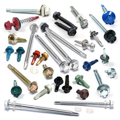 Self Drilling Screws Fasteners Pan Hex Head Roof Self Drilling Screw with Washer