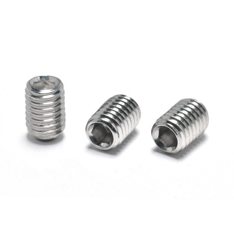 DIN913 DIN915 DIN44  M3 stainless steel 316 hexagon hex socket grub set screw