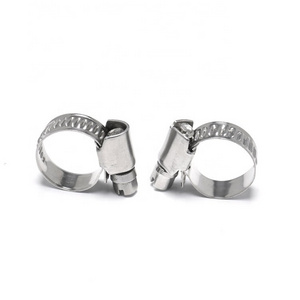 Factory price high pressure metal handle stainless steel 304 316 strong type Throat Hoop hose clamps