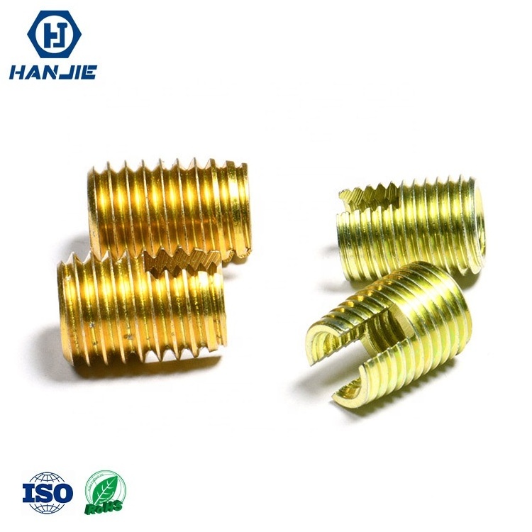 Custom Oem M4 M5 M6 Stainless Steel Brass Knurled Thread Insert Nuts for Plastic Metal