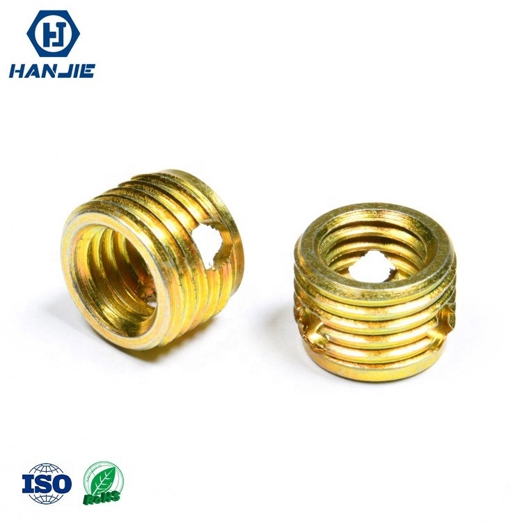 Custom Oem M4 M5 M6 Stainless Steel Brass Knurled Thread Insert Nuts for Plastic Metal