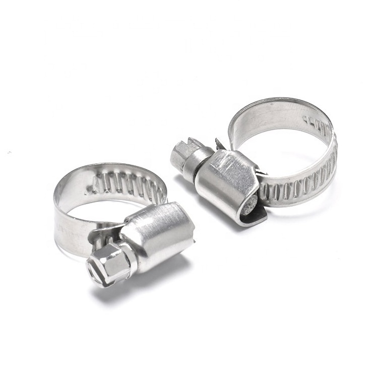 Factory price high pressure metal handle stainless steel 304 316 strong type Throat Hoop hose clamps