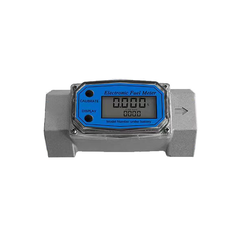 HIGHJOIN Stainless Steel Water-proof Flowmeter Diesel Fuel Oil Flow Meter Electronic Digital Turbine Fuel Flow Meter