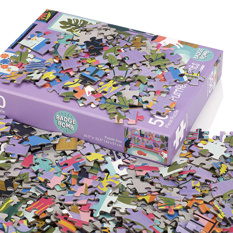 Custom Jigsaw Puzzle Manufacturer Puzzle 500 Pieces Jigsaw Puzzle