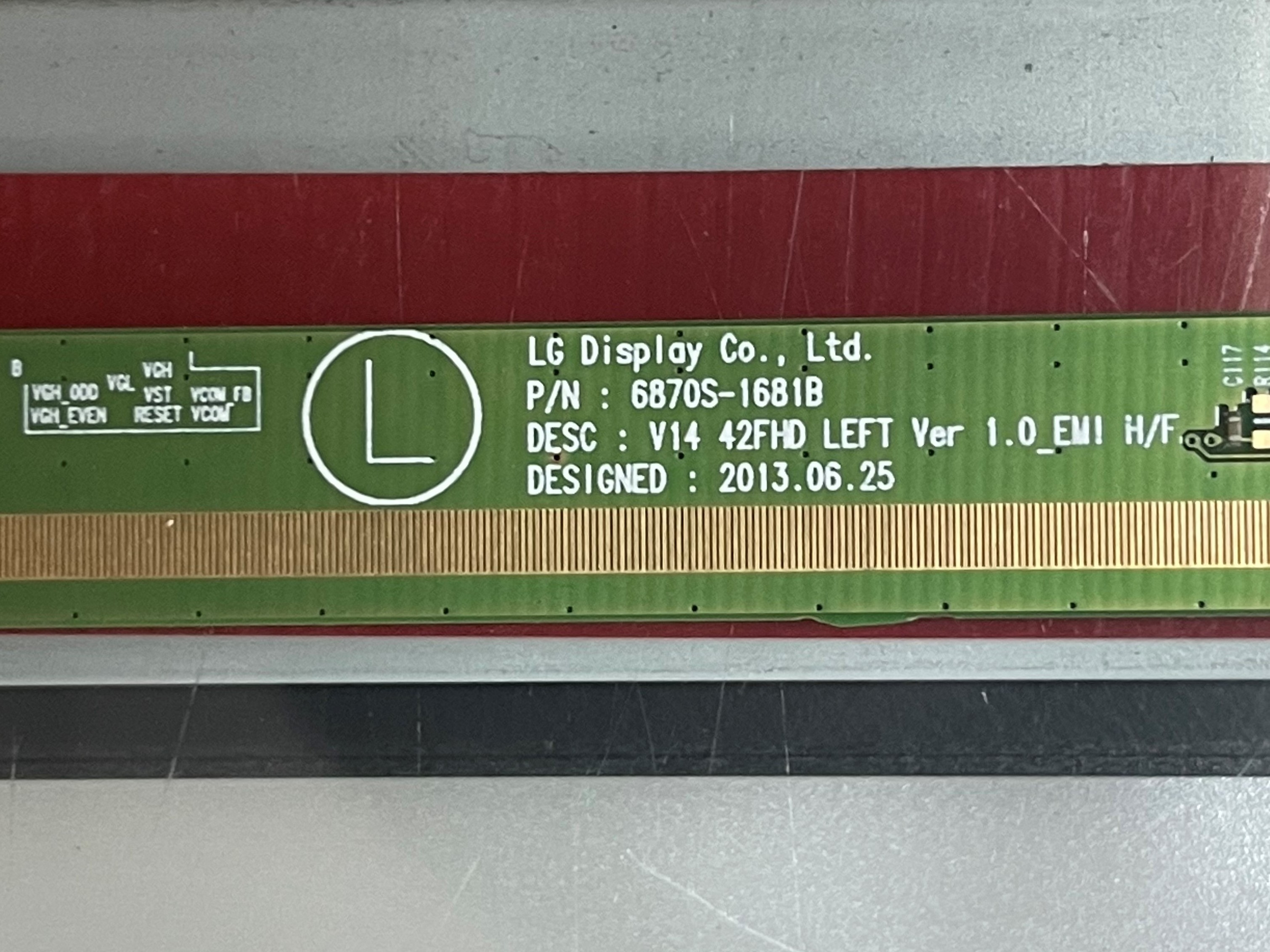 LG 42 inch open cell LC420DUJ-SHA1 LCD LED display panels spare replacement LCD TV panel screen For LG