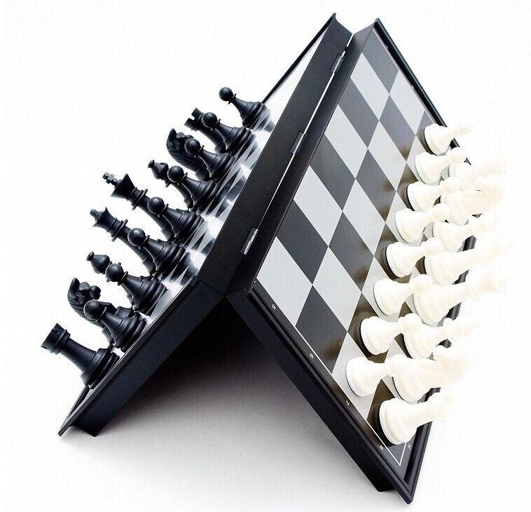 Board size 19 cm youth Folding magnetic chess