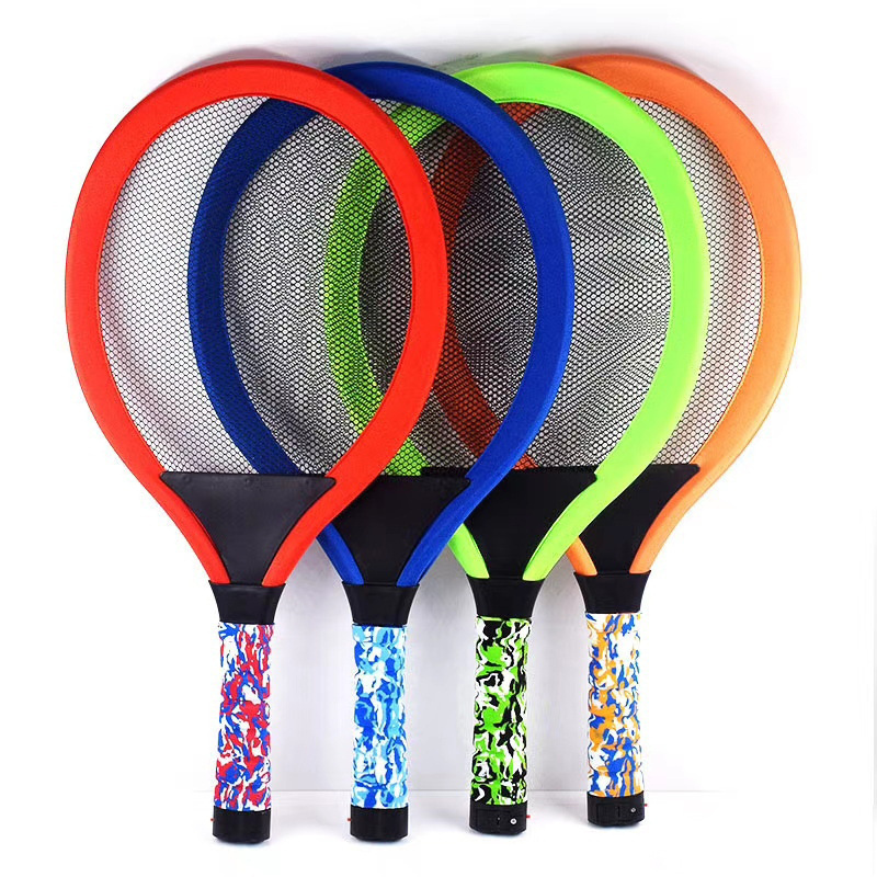 Wholesale Night Outdoor Toy For Children Kid Toys Tennis Racket Badminton Racket Ball Set With Led Light