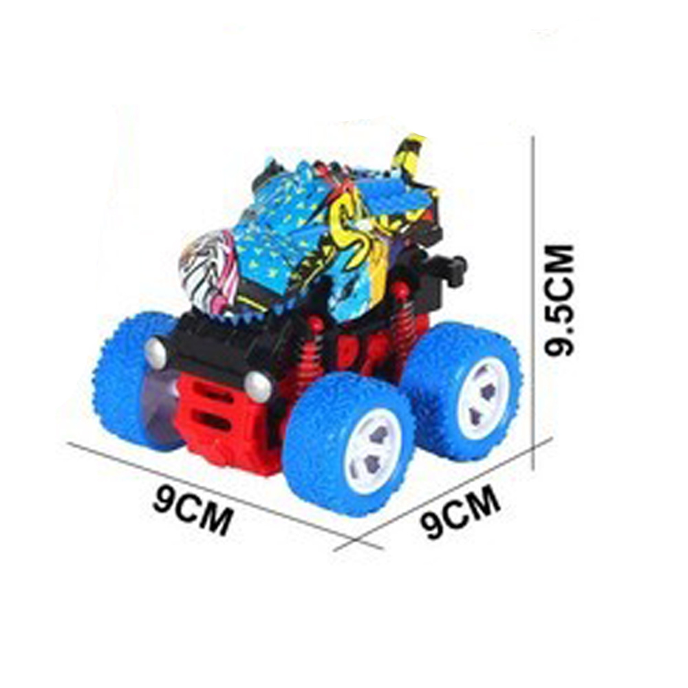 Wholesale Kids Car Toys Stunt Big Wheel Inertial Off-Road Vehicle Graffiti Alligator Cart