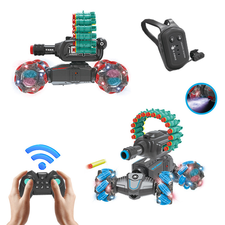 1/14 12 Channels Rc Car With Led Light 2.4G Radio Remote Control Finger Watch High-Speed Drift Car  Toys For Children Rc Car