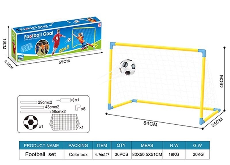 Wholesale Mini Football Soccer Goal Sport Game Set Children Football Door Toys