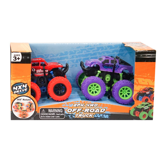 hot  car , hot toy ,2PK 4WD OFF-ROAD TRUCK FRICTION POWER